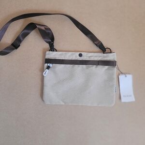 Urban Outfitters Beige and Brown Messenger Bag